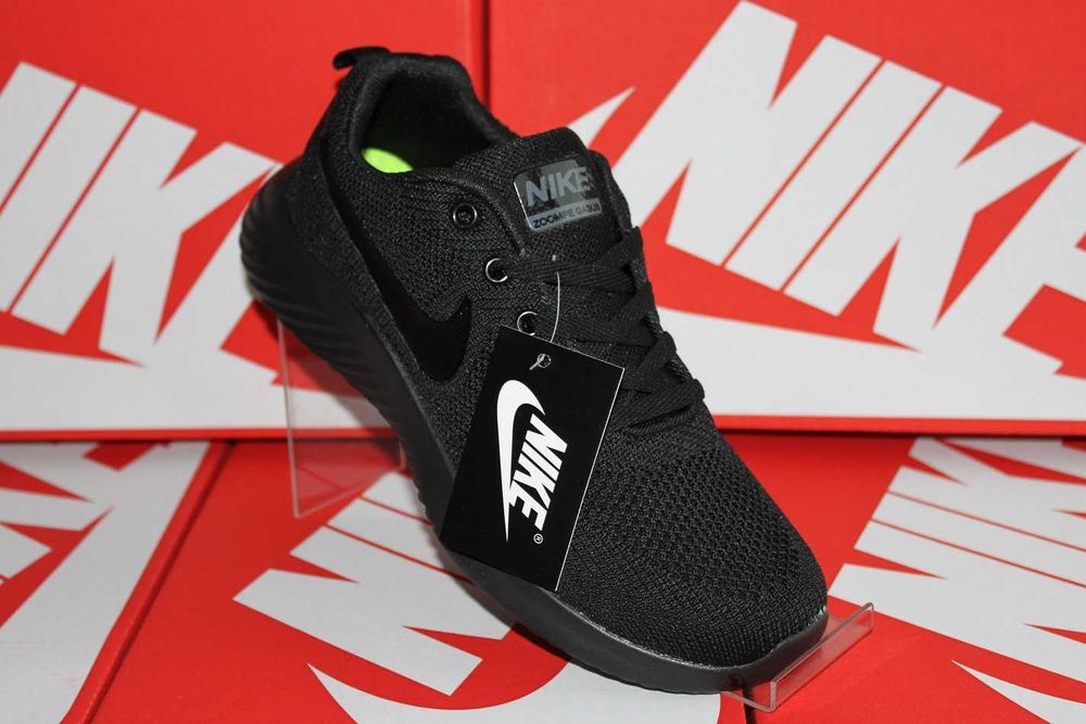 Nike - черные кроссовки - кеды - кросівки сетка .(код:9787-2чер)