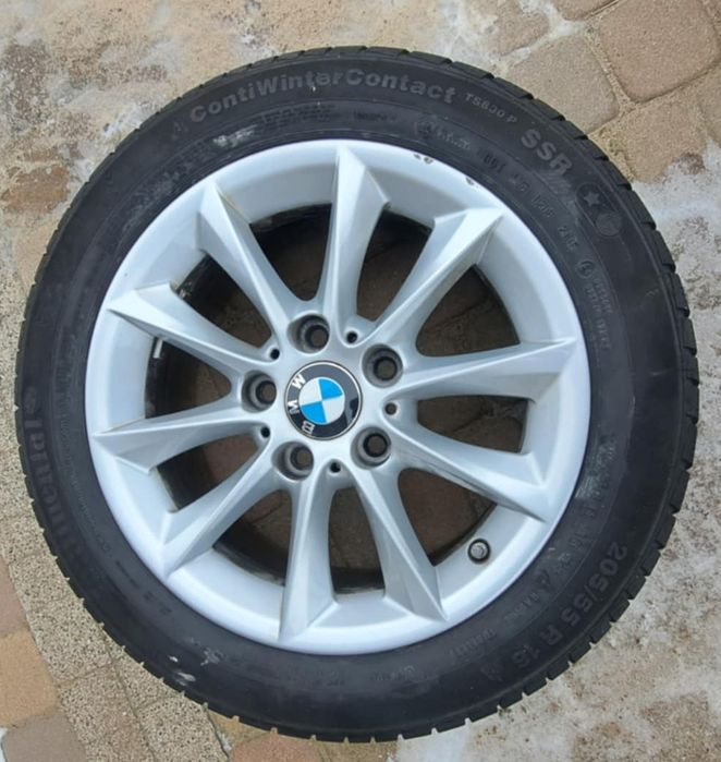 Alufelgi 16 cali 5 x 120 z oponami zimowymi   BMW