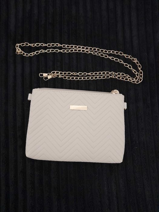 Conjunto sandálias+bolsa bege