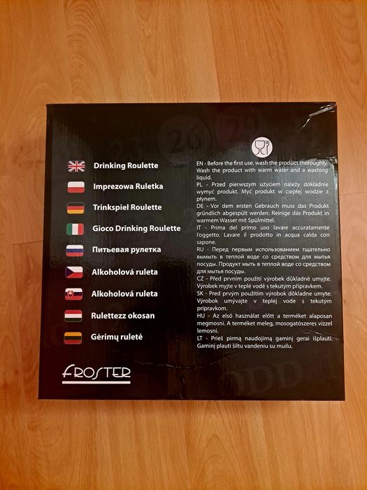 Gra towarzyska rosyjska ruletka imprezowa