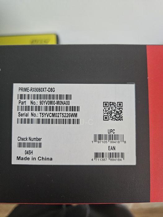 Asus Prime  Radeon RX 9060 XT 8GB OC