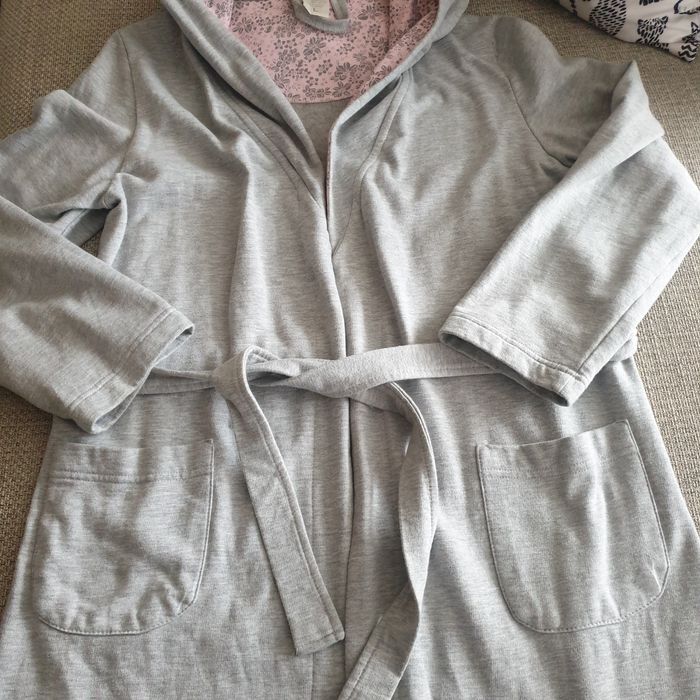 Szlafrok damski  szary Muzzy rozmiar  L