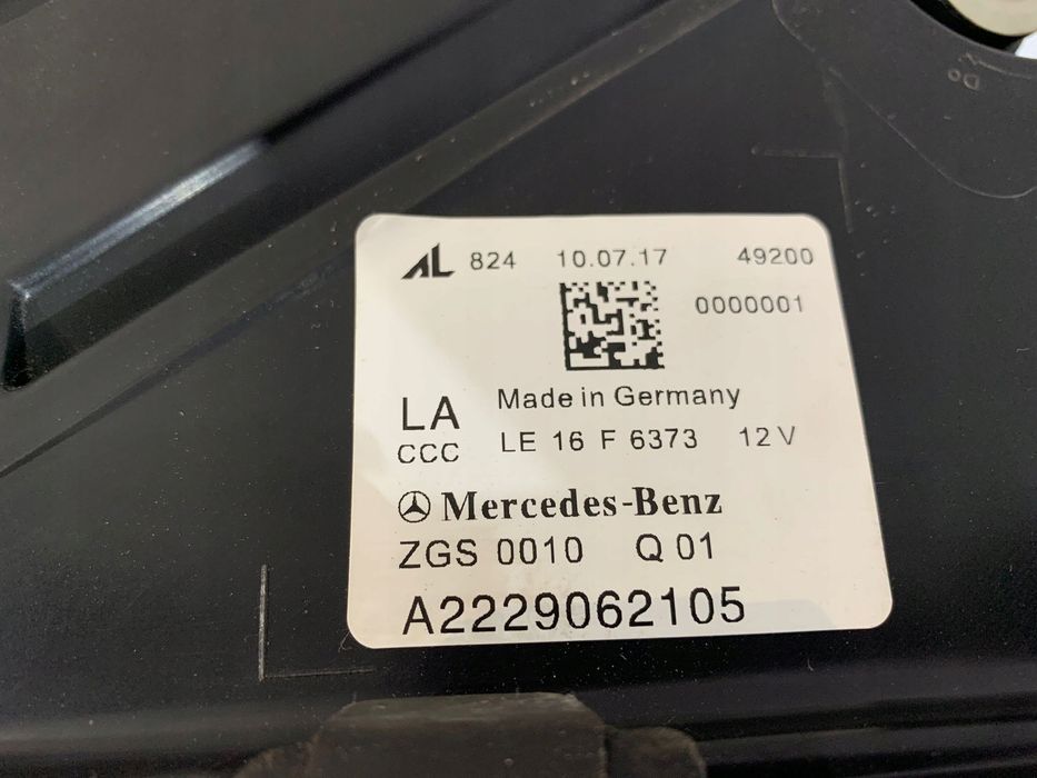 mercedes s w222 lci lampa multibeam usa l - 13413