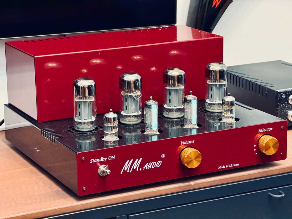 Ламповый 6П3С-Е (=6L6 Fender) push-pull, 2×22Вт NOS 1967, золото ВИДЕО