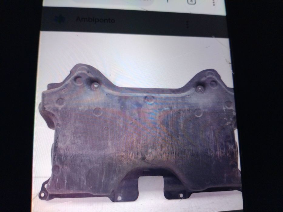 Blindagens da parte debaixo do motor Nercedes