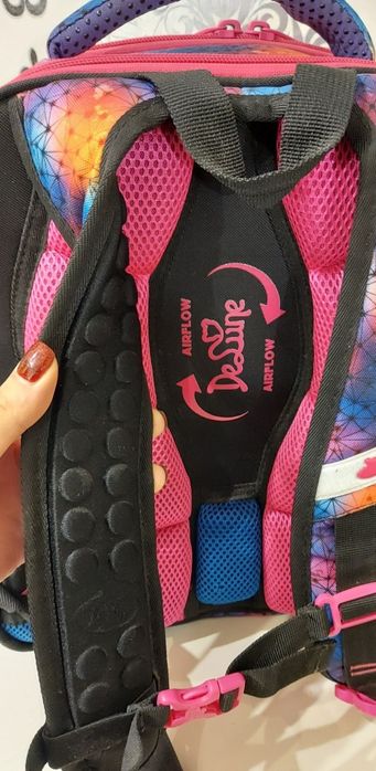 Школьный яркий рюкзак