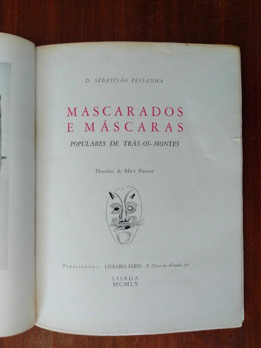 Mascarados e Máscaras populares de Trás os Montes - RARO