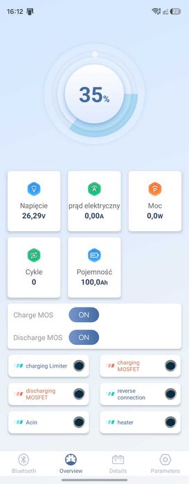 Magazyn Energii Anenji | 24V 100Ah 2,56 kWh | BMS 100A | Akumulator | LiFePO4 | Bluetooth | NOWY