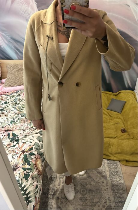 Plaszcz bezowy rozmiar XL