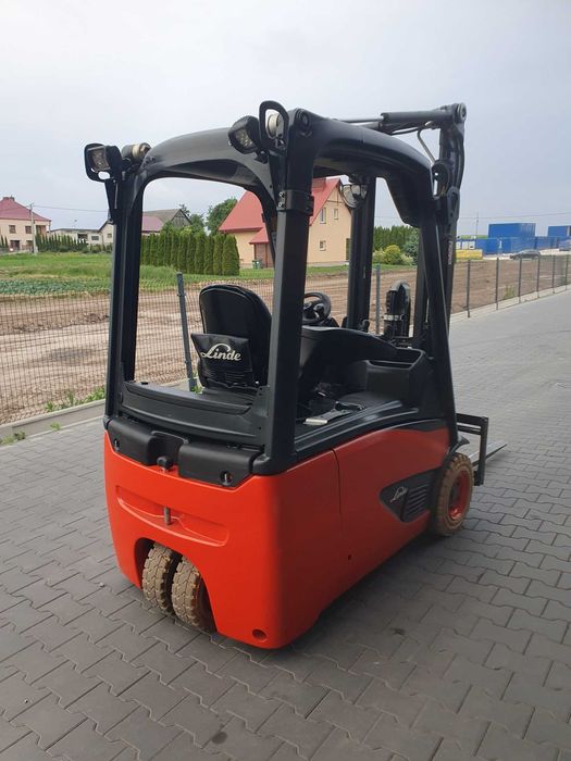 Wózek widłowy LINDE E16 Wolny SKOK 2019r E14 E18 Białe Conti SC20 E20