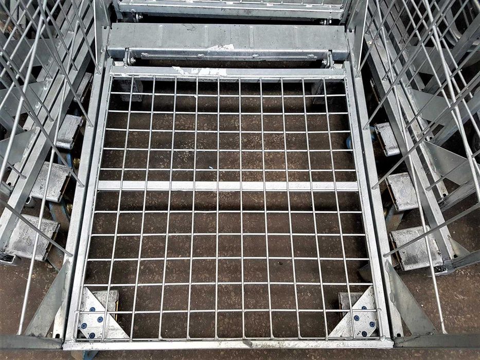 Wózek Magazynowy Gniazdowy Transportowy Siatkowy Platforma 80x67x190cm