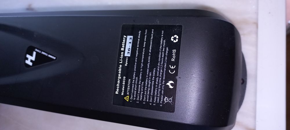 Bateria 36v 13Ah para bicicleta