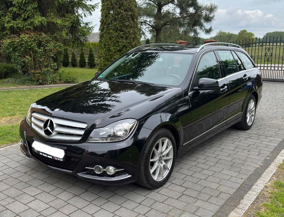 Mercedes-Benz Klasa C 2.2 170KM-Lift-2012-Avantgarde-Navi-Automat-Pół skóry-LED-HAK