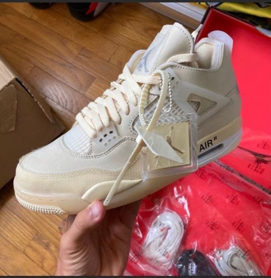 Air Jordan 4 Retro Off White Sail