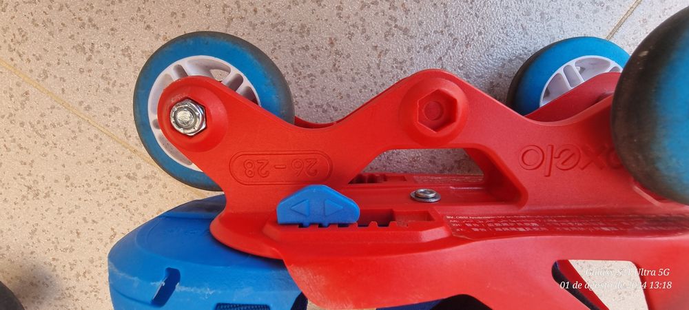 Patins criança usados.