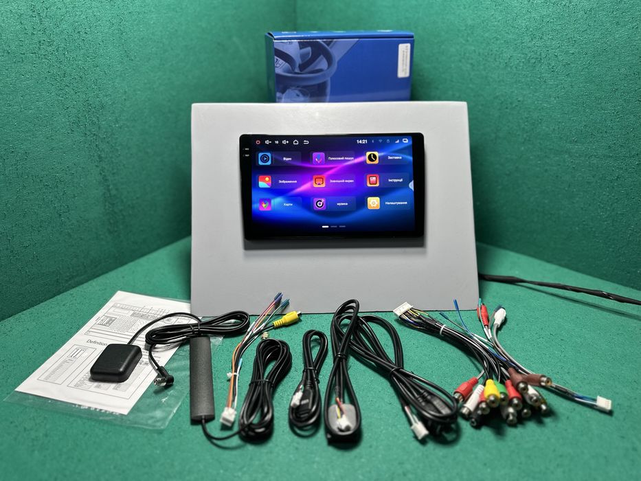 Андроїд магнітола 2К QLed 6/128 9дюймів