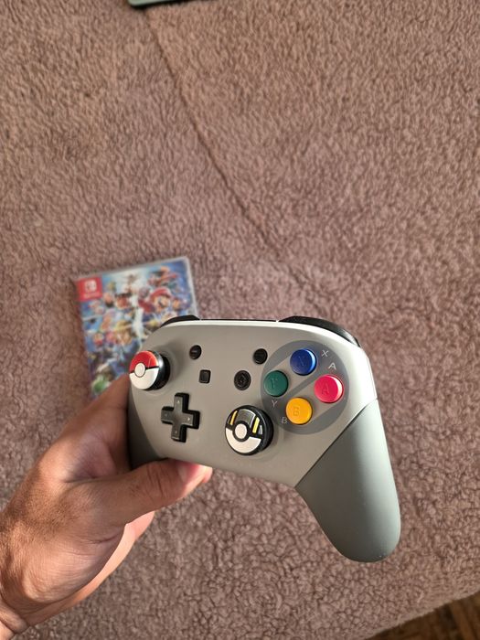 Comando Pro controle de nintendo switch mod, jogo smash bros