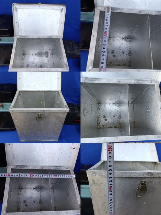 Советский железный чемодан для инструмента ящик тракторный СССР