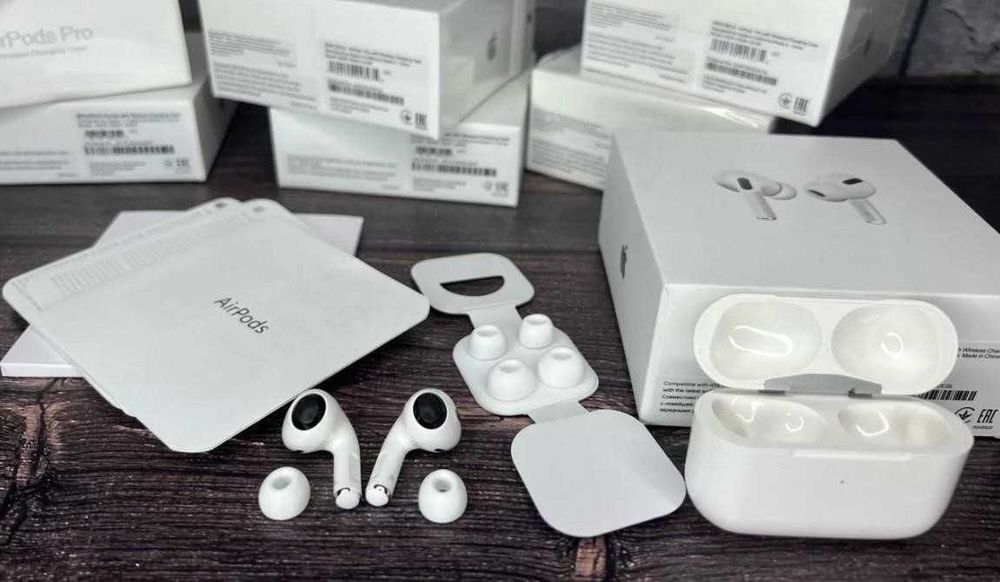 Airpods Pro с шумоподавлением 1в1 Беспроводные Наушники +чехол