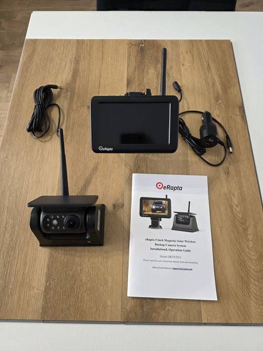 Kamera cofania bezprzewodowa na magnes+wyświetlacz