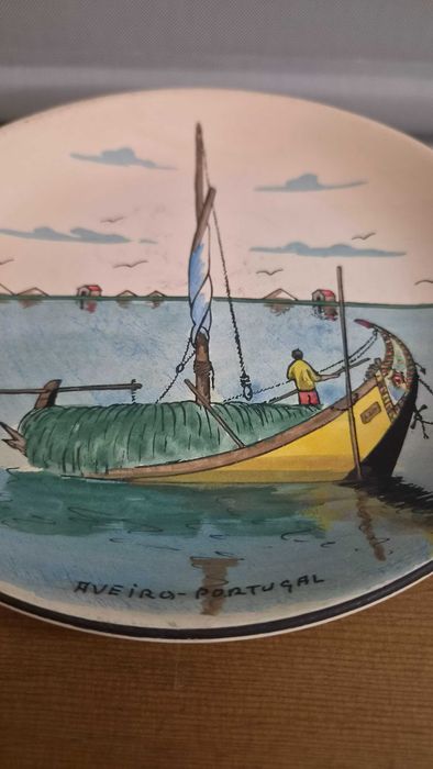Prato Decorativo de Aveiro – Pintado à mão