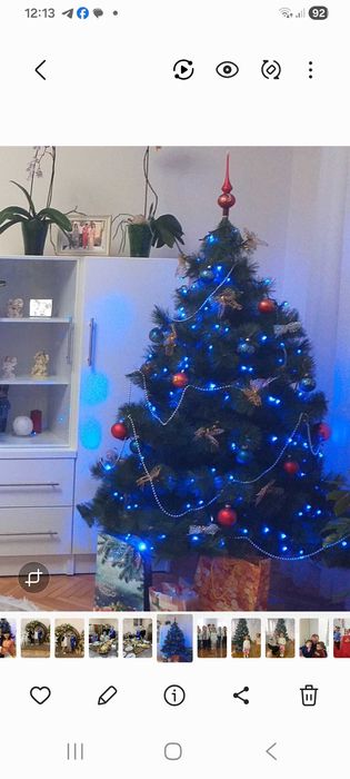 Ялинка новорічна висота  1,70м не лита.