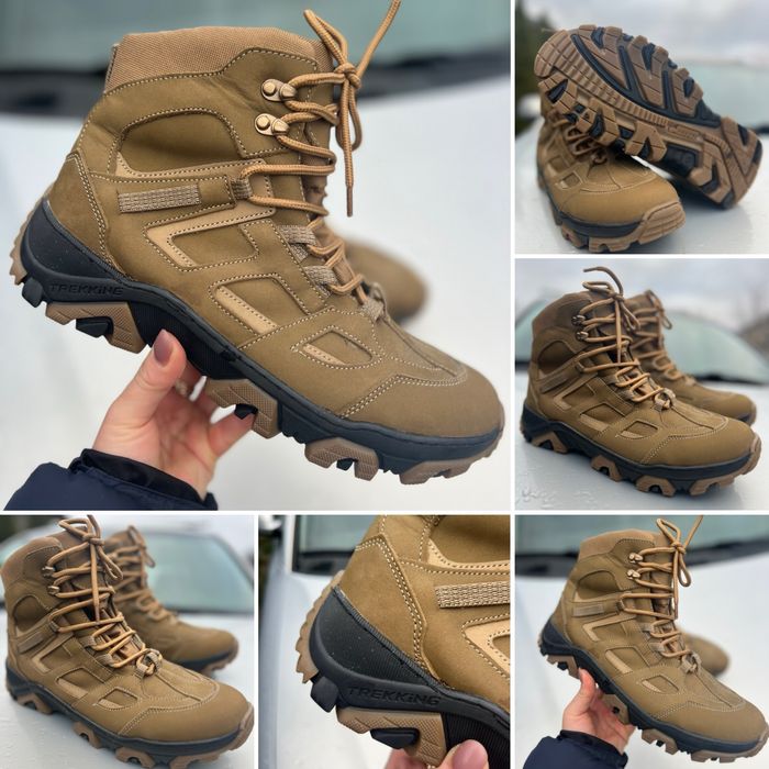 Берці зимові / тактичні черевики / натуральна шкіра / з хутром / є опт