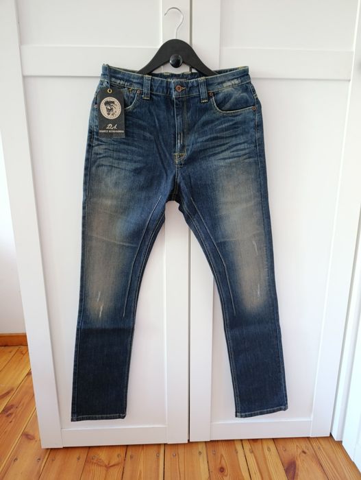 Jeansy męskie premium Daniele Alessandrini stretch rozm. M