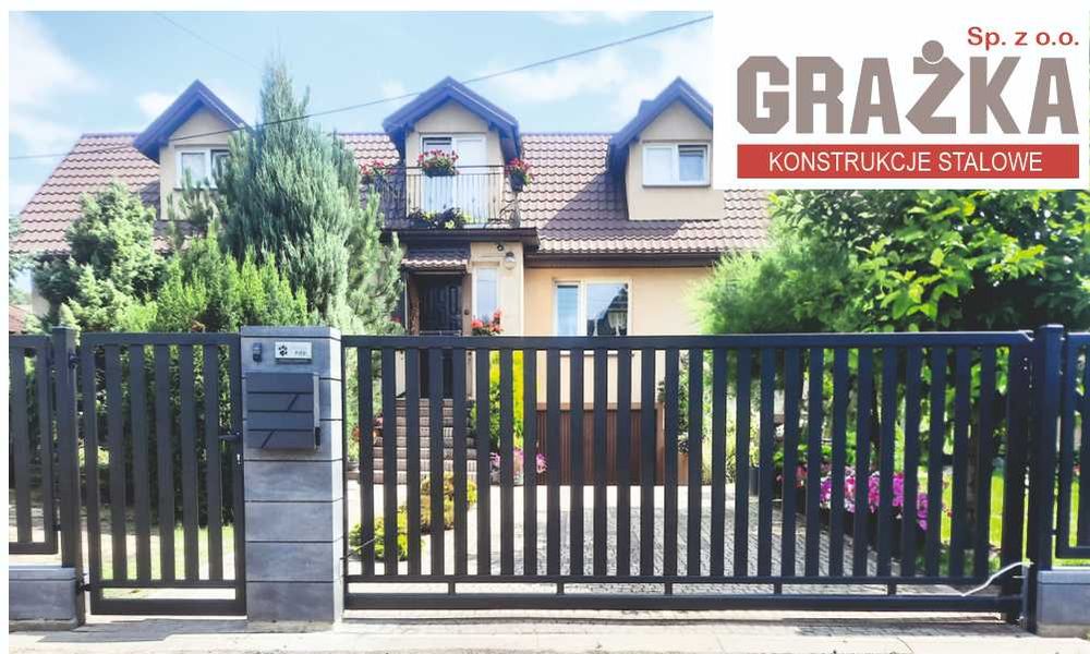 Brama przesuwna 4x1,12m profil pion. 80x20 ocynk+kolor PRODUCENT