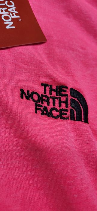 TNF śliczna bluza damska zasuwana kaptur neon róż bawełna M