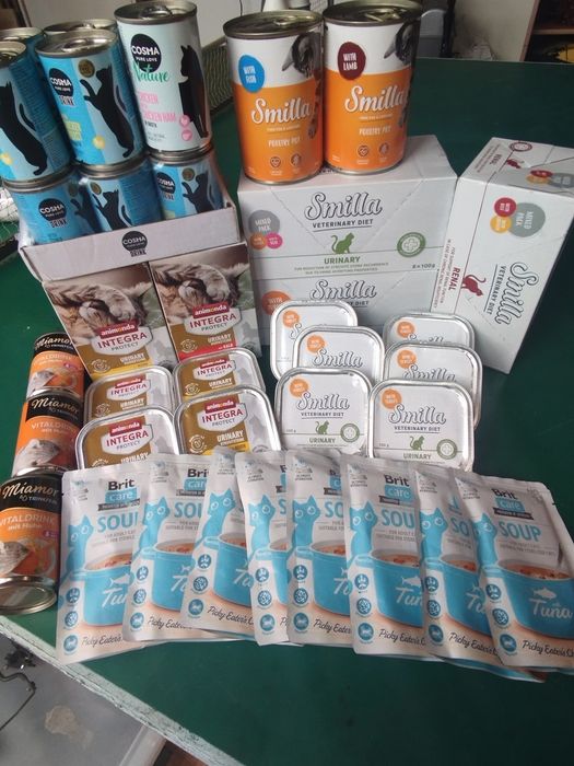 Karma dla kota 5,4kg + 2litry zupy SMILLA urinary, ANIMONDA Integra