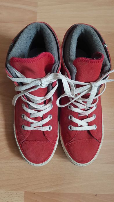 Skorzane tenisowki unisex, converse