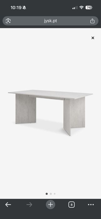 Mesa Jysk Travertino