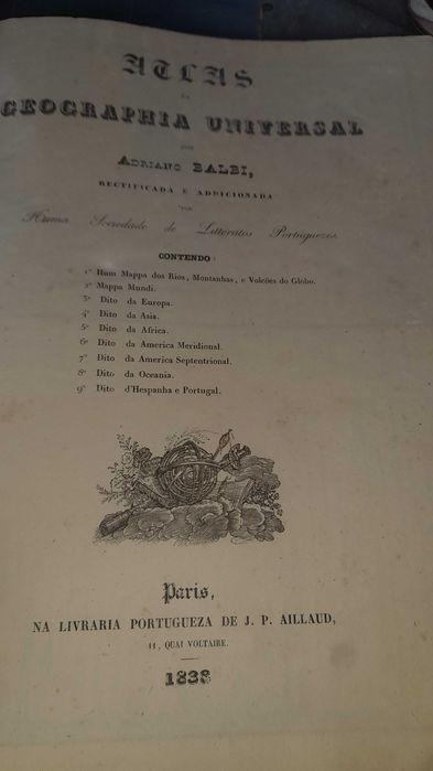 Atlas Geografia Universal 1838