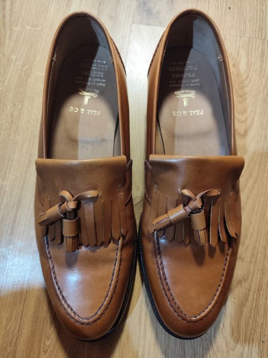 42.5/27-28.5 туфлі  лофери   peal &co brooks brothers