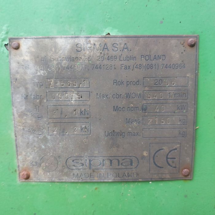 Prasa rolująca SIPMA  Z-569