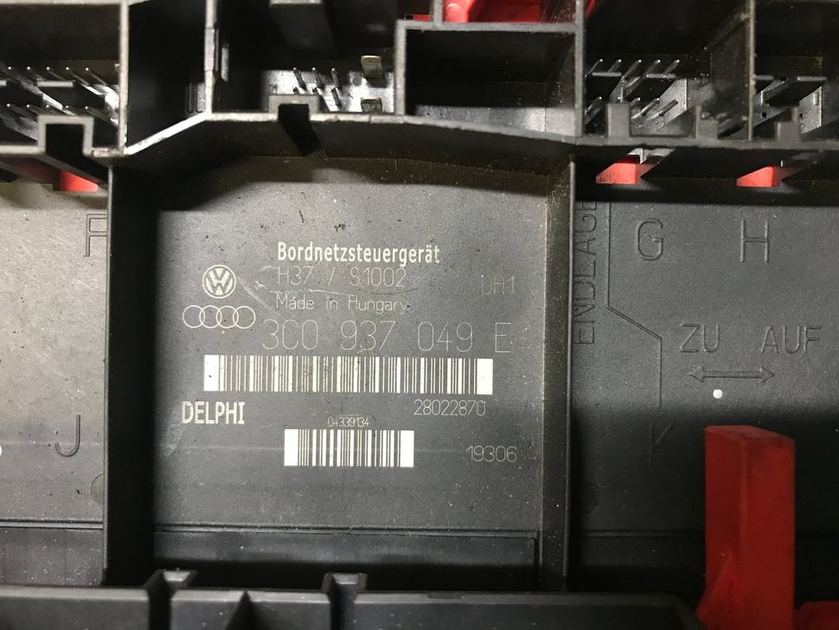 Modulo / Centralina BSI VW PASSAT B6 Variant 1.6 TDI (77 kW / 105 cv) [08.2009 - 11.2010] 1.6 TDI (77 kW / 105 cv) [08.2009 - 11.2010] - 3C0937049E 1.