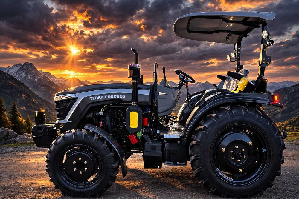 Страшний сон конкурентів- Трактор TERRA FORCE 554X з єровнавіскою, 4х4