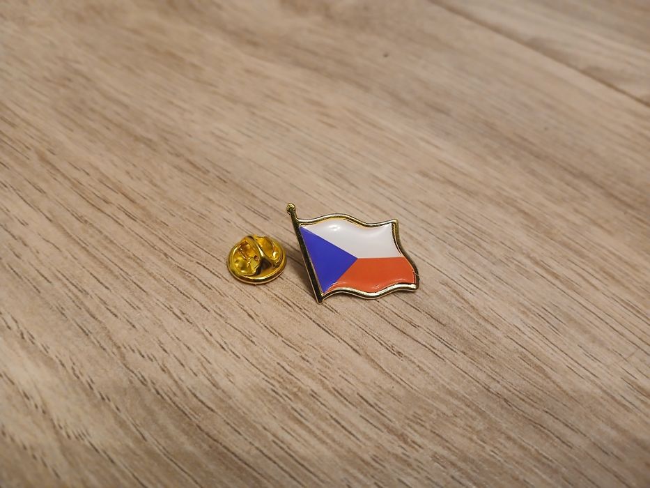 Odznaka flaga Czech - Czechy, wpinka, przypinka, pin