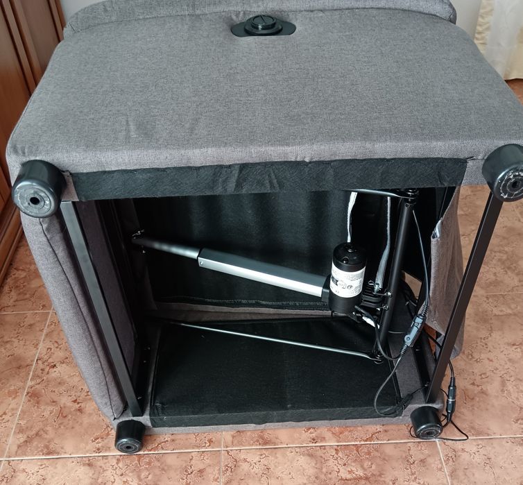 Sofá com massagem e reclinável