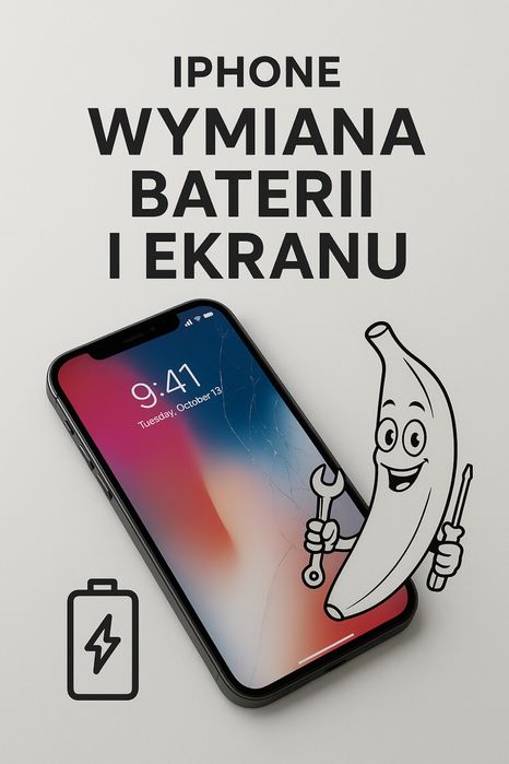 Iphone serwis. Wymiana wyswietlacza, baterii, kodowanie