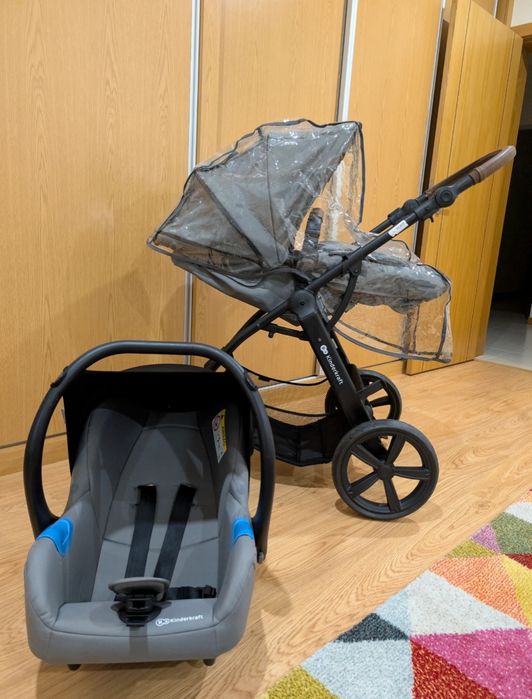 Carrinho de Bebe Kinderkraft 3 em 1