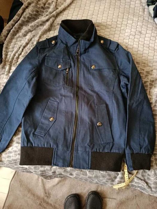 Kurtka chłopięca wiosenna bez kaptura na suwak