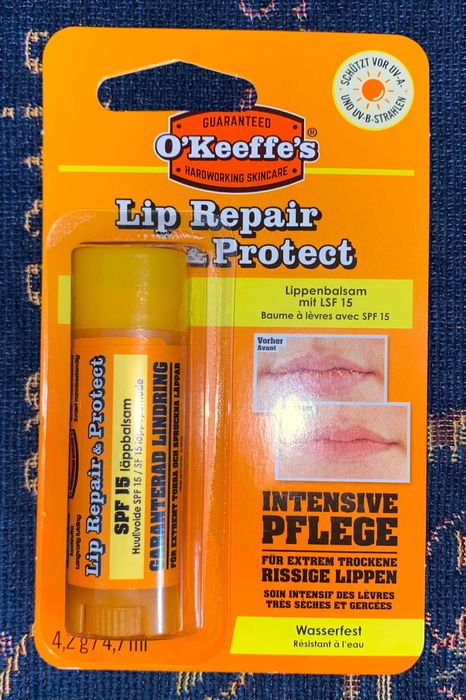 O'KEEFFE'S Balsam do ust- na popękane usta Ochrona z Niemiec SUPER
