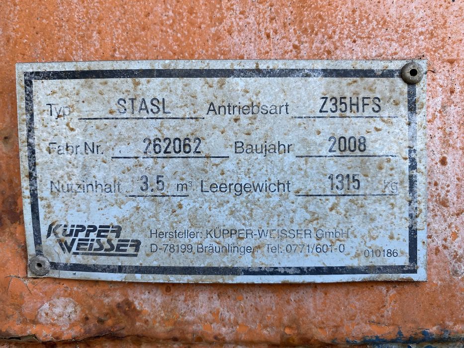 Posypywarka piaskarka solarka rcw KUPPER