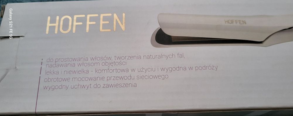Nowe Ceramiczne Urządzenie 3w1 Prostownica/Lokówka/Objętość
