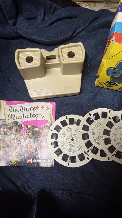 Viewmaster com 3 filmes