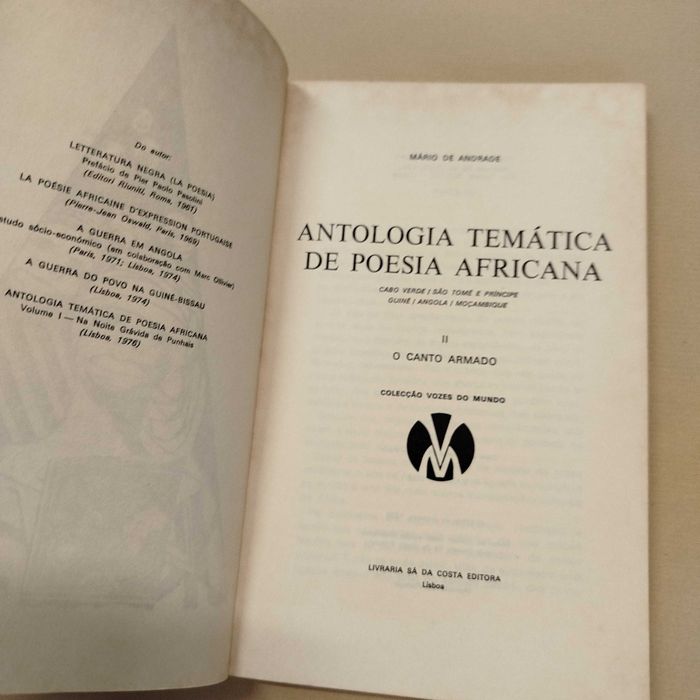 Antologia Temática de Poesia Africana 1 e 2 - Mário de Andrade