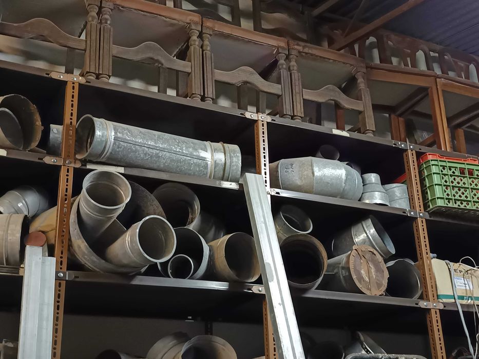 Ciclone para aspiração 5HP com tubagem e acessórios