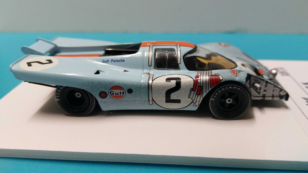 Porsche 917K "Gulf" #2 - 12h Sebring 1971 - Miniatura IXO/Altaya à escala 1/43